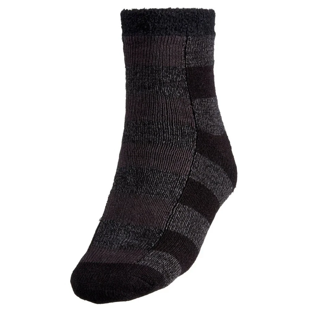 Northeast Outfitters Socks Men Large Black Stretch Regular Fit Cozy Cabin SRT312